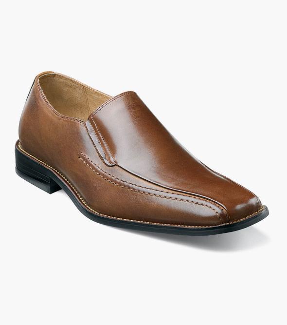 stacy adams templin loafers cognac