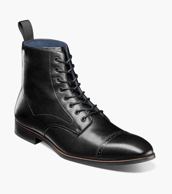 Henry Cap Toe Lace Up Boot Men's Boots | Stacyadams.com