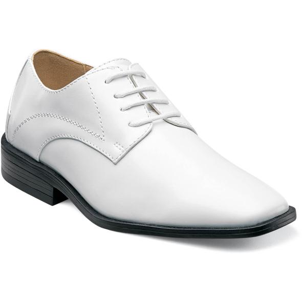 Boys Carmichael Plain Toe Oxford - White - BOYS - Boys Shoes ...