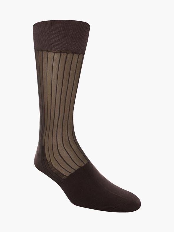 Men's Socks Men's Accessories Brown Men's Crew Dress Sock Stacy