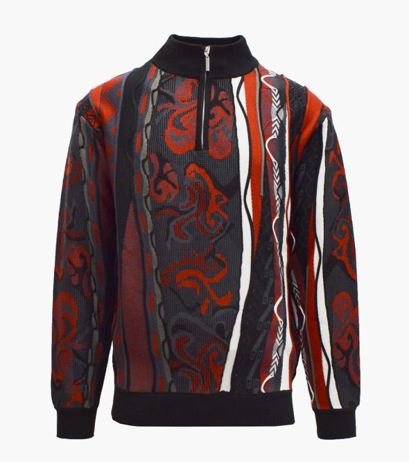 Sinclair Quarter Zip Sweater Men's Casual Wear | Stacyadams.com