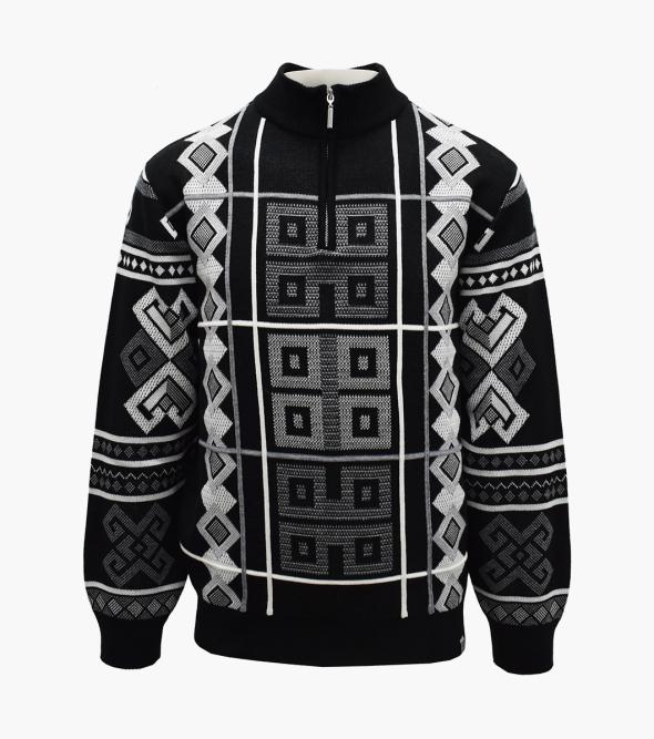 Warren Quarter Zip Sweater Men's Casual Wear | Stacyadams.com