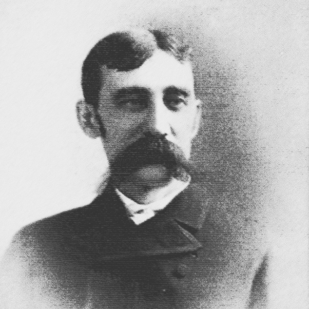 A black and white portrait image of William H. Stacy.