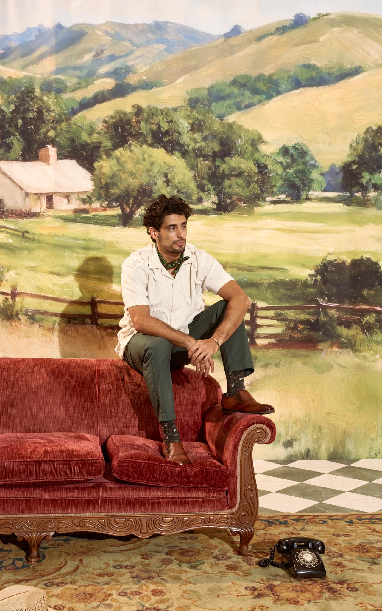 The featured image is a model wearing Stacy Adams shoes. Follow the instructions to enter.