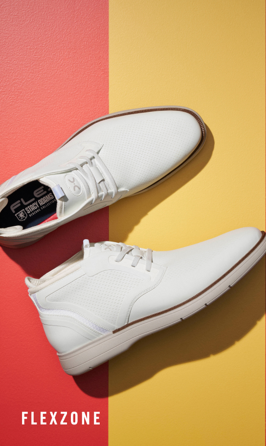  Image features the Eastmont chukka in white.