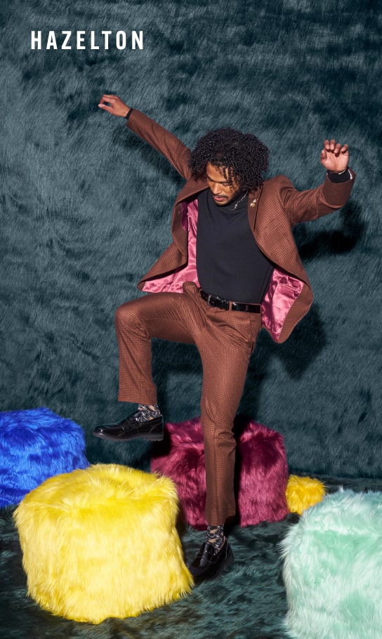 Men's Loafers & Slip Ons category. Image features the Hazelton loafer in black.