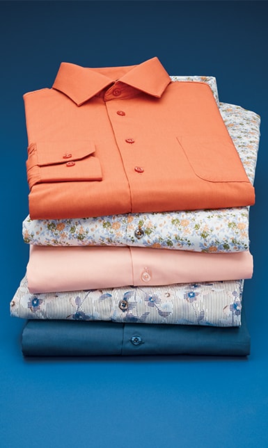 Dress Shirts category. The featured products are a variety of Stacy Adams dress shirts.