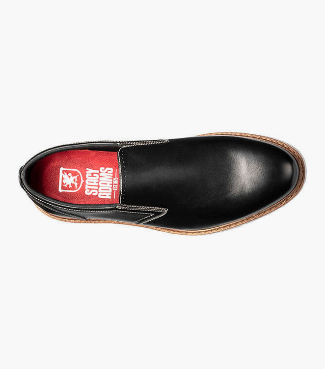 Sideline Plain Toe Slip On Menâs Dress Shoes | Stacyadams.com