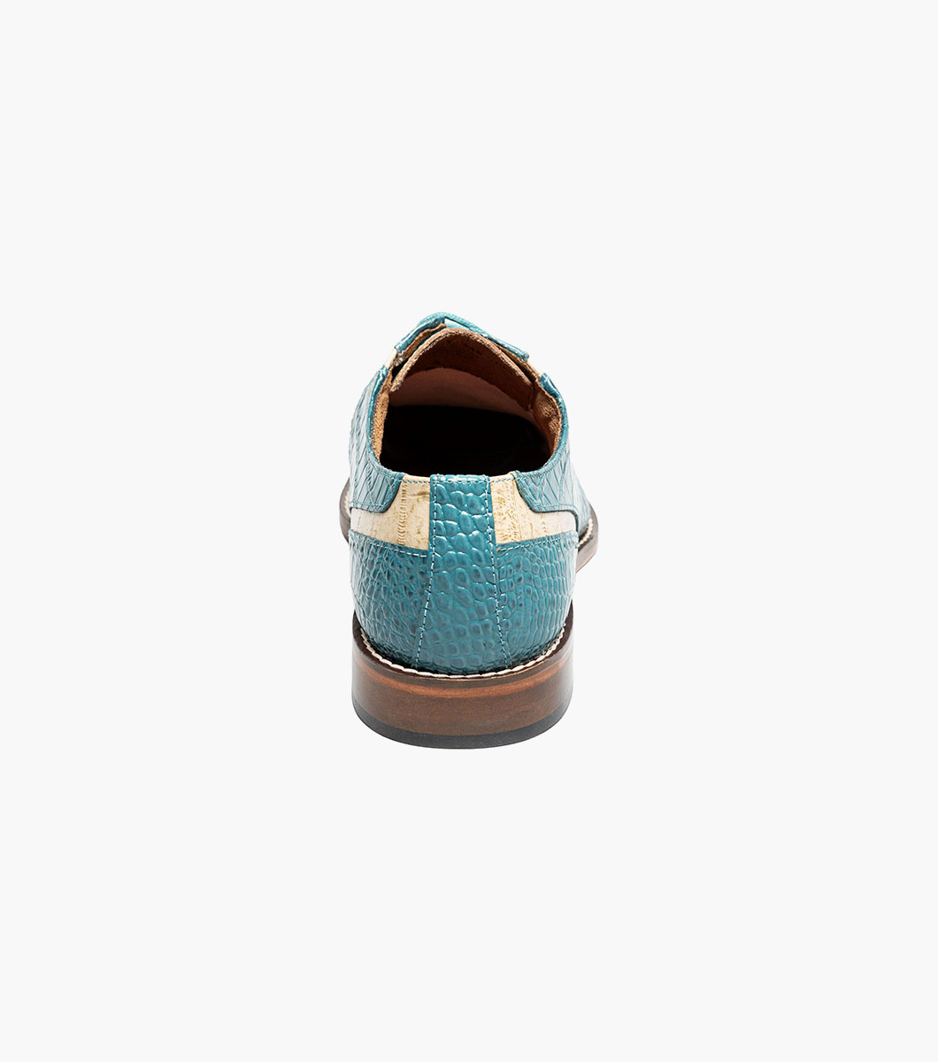 Talamanco in Navy with Teal, View 8
