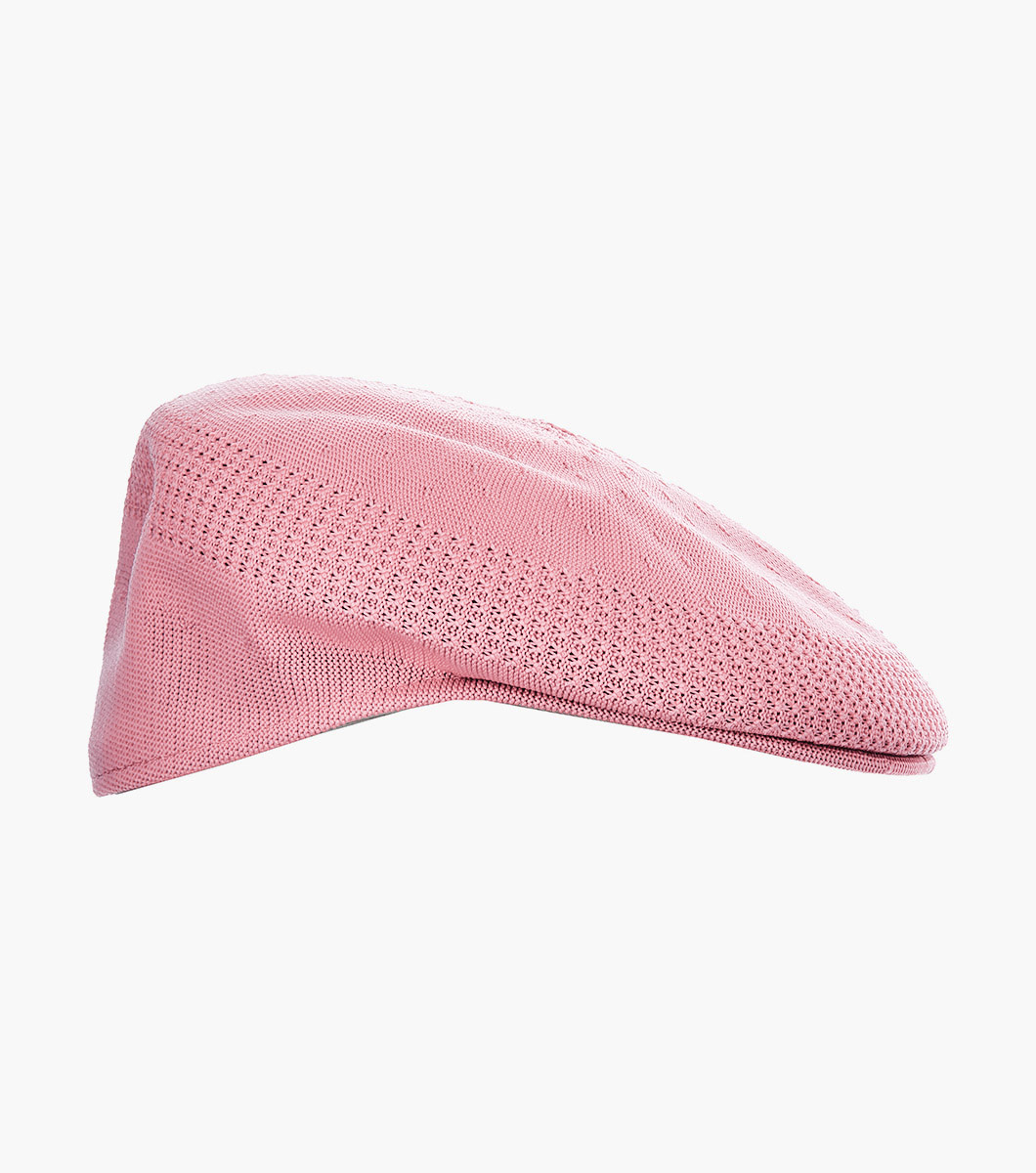 Jameson Flat Cap in Pink Rotate View