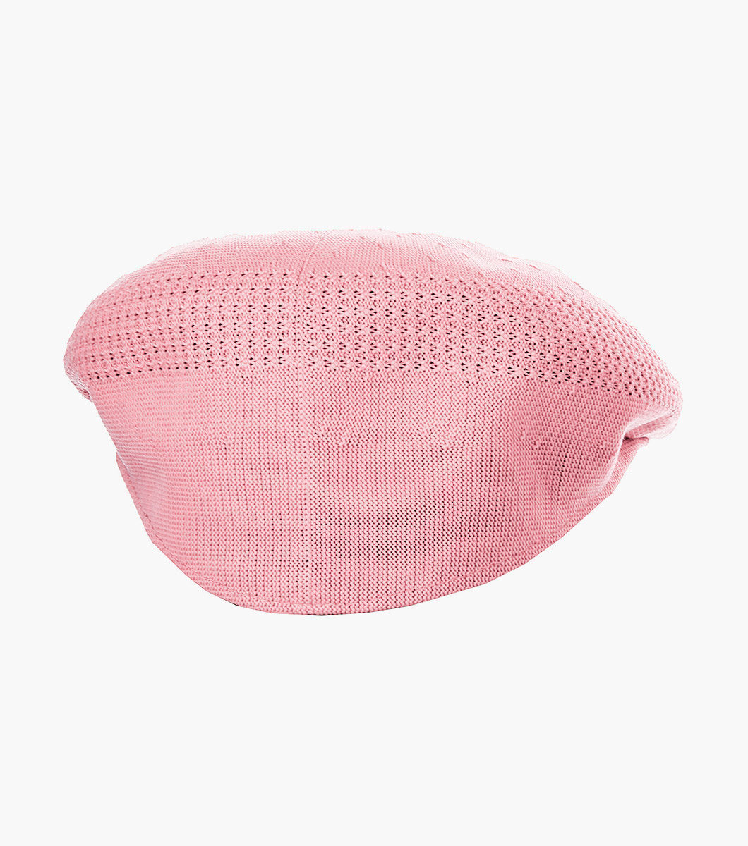 Jameson Flat Cap in Pink Rotate View