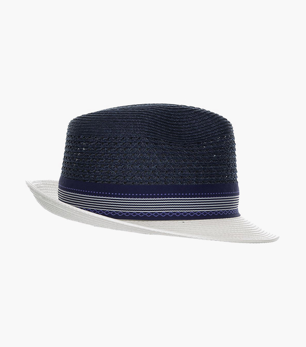 Jalen Fedora in Indigo Rotate View