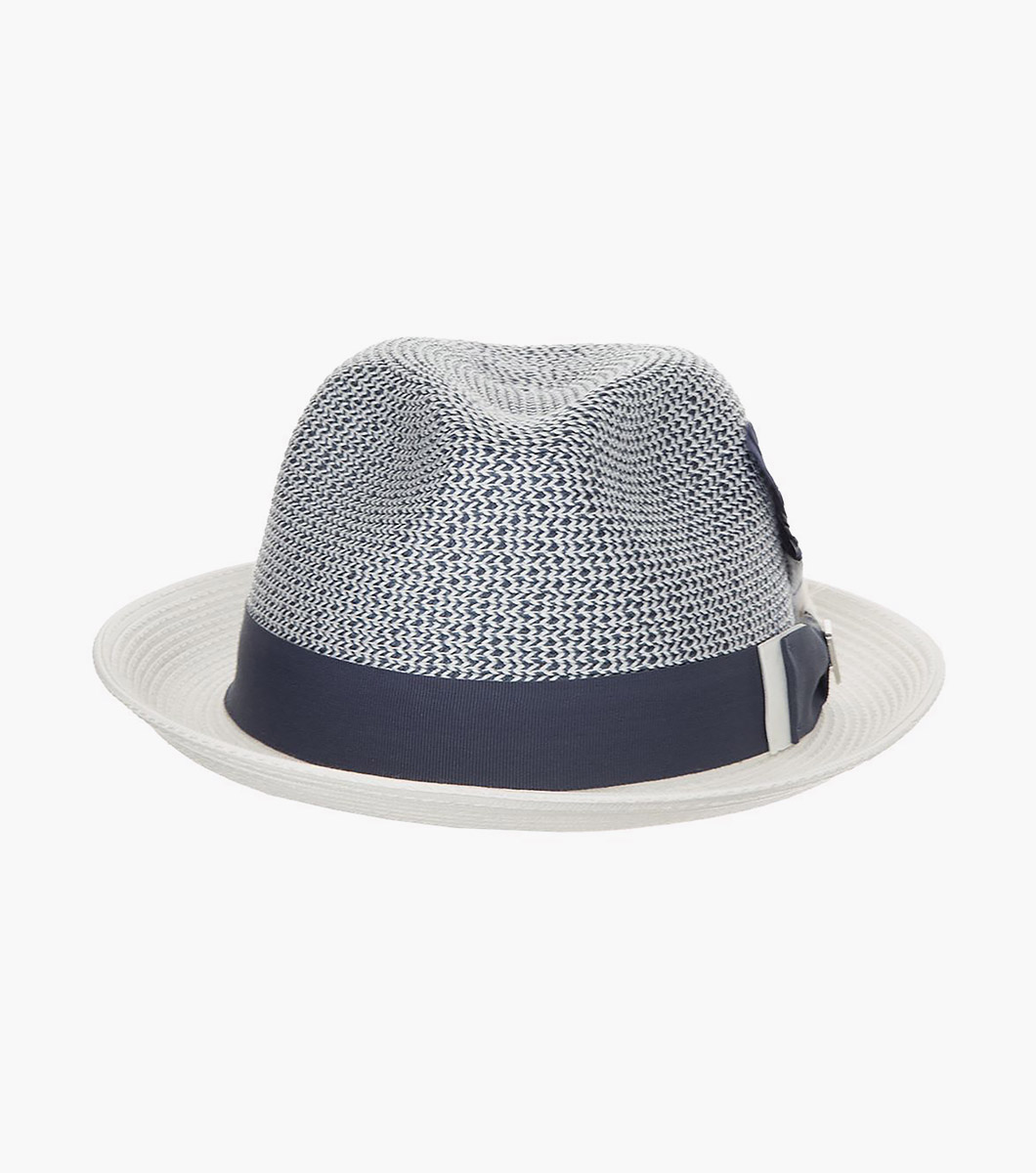 Skylin Fedora in Navy Rotate View
