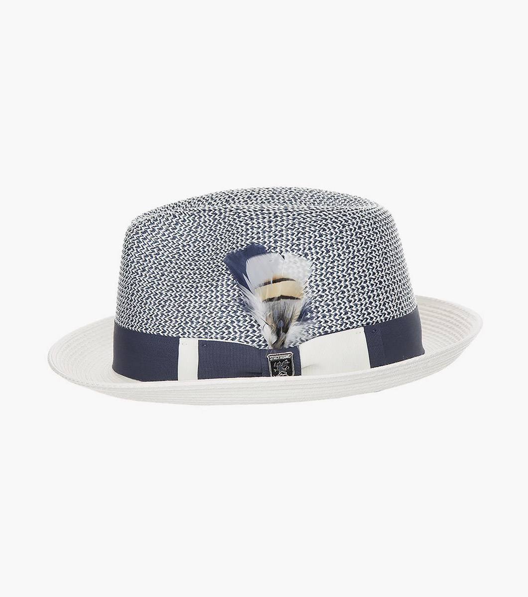 Skylin Fedora in Navy Rotate View