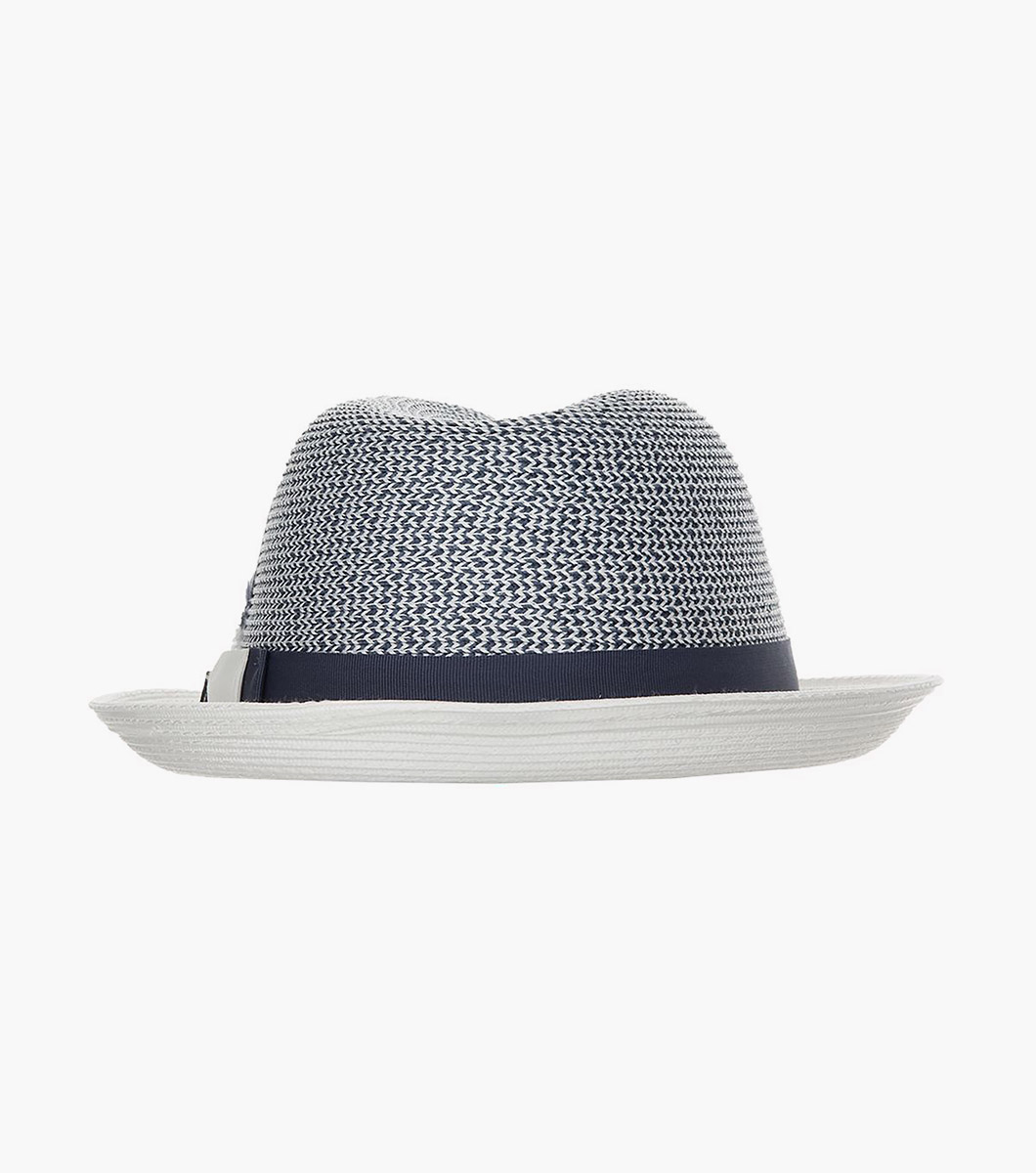 Skylin Fedora in Navy Rotate View