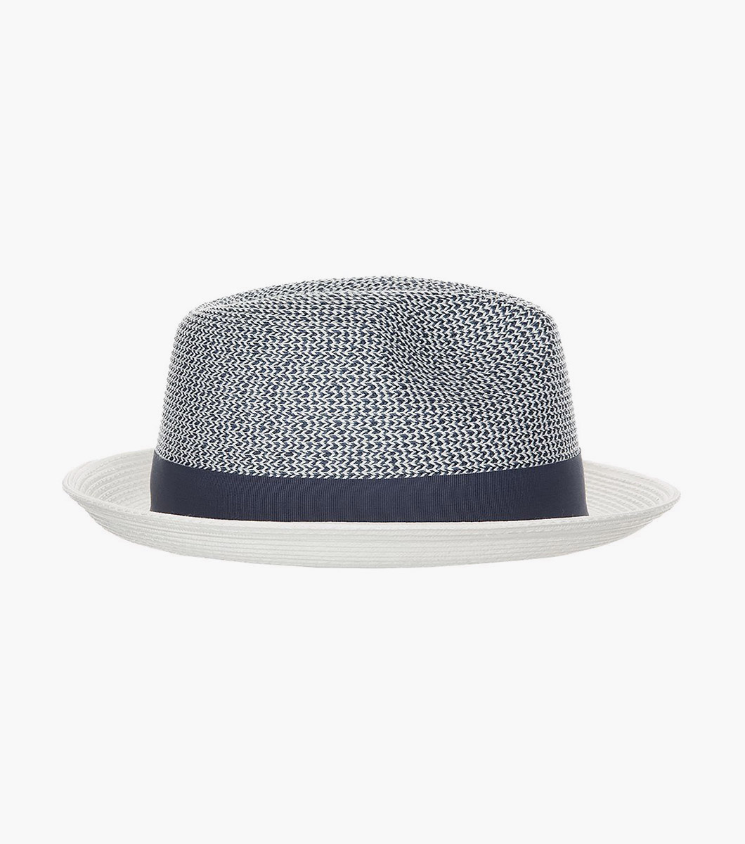 Skylin Fedora in Navy Rotate View