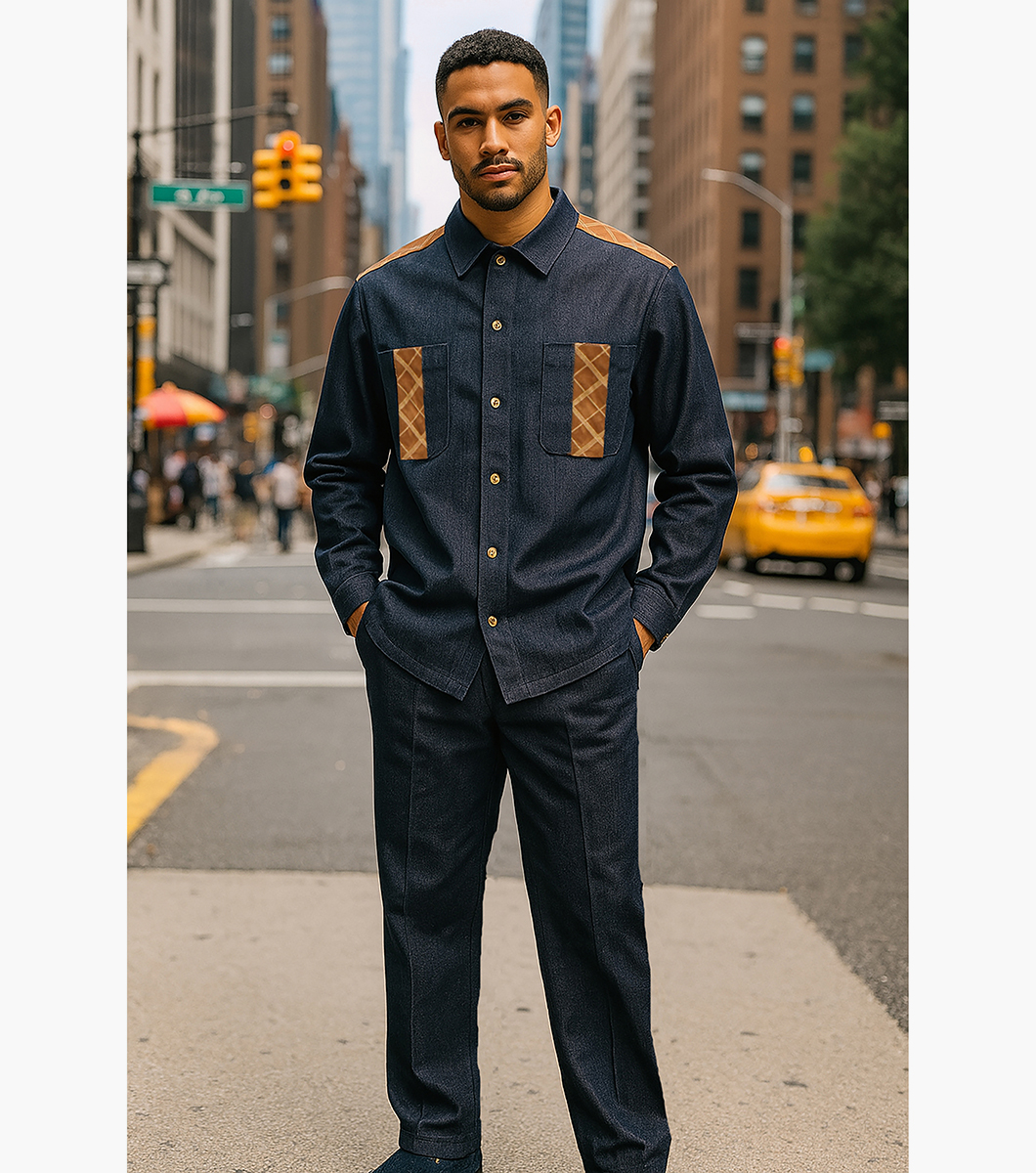 Ward in Indigo Rotate View