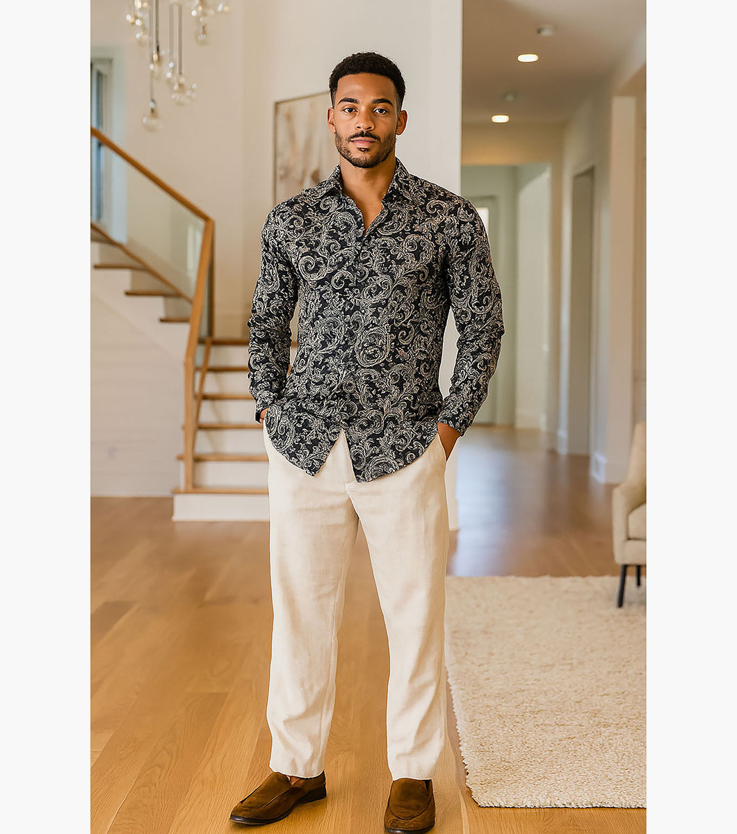 Eli in Black Rotate View