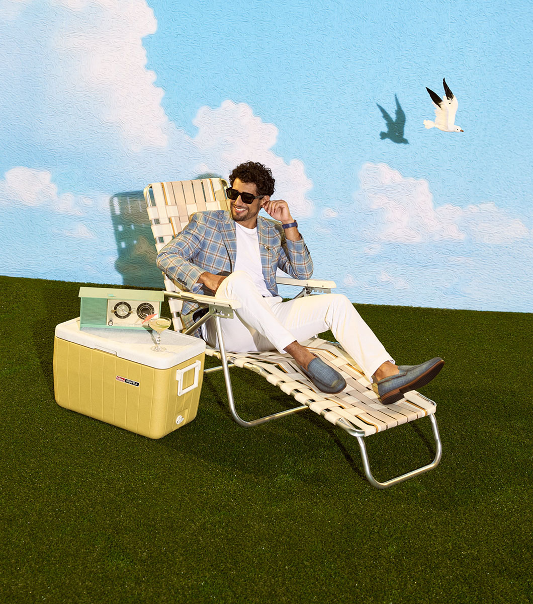 Lemond in Blue Multi, View 5