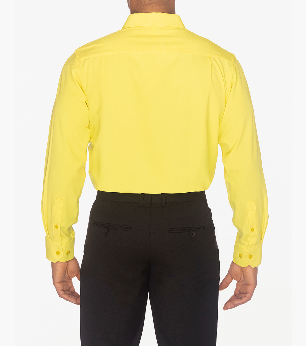 Sandee Dress Shirt in Yellow Rotate View