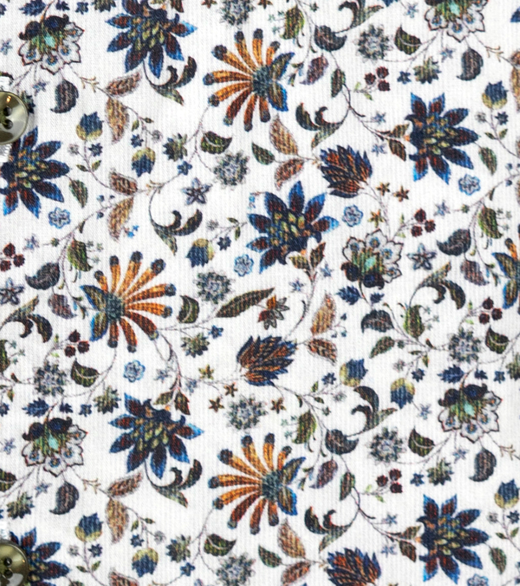 McVay Dress Shirt in White Multi Rotate View