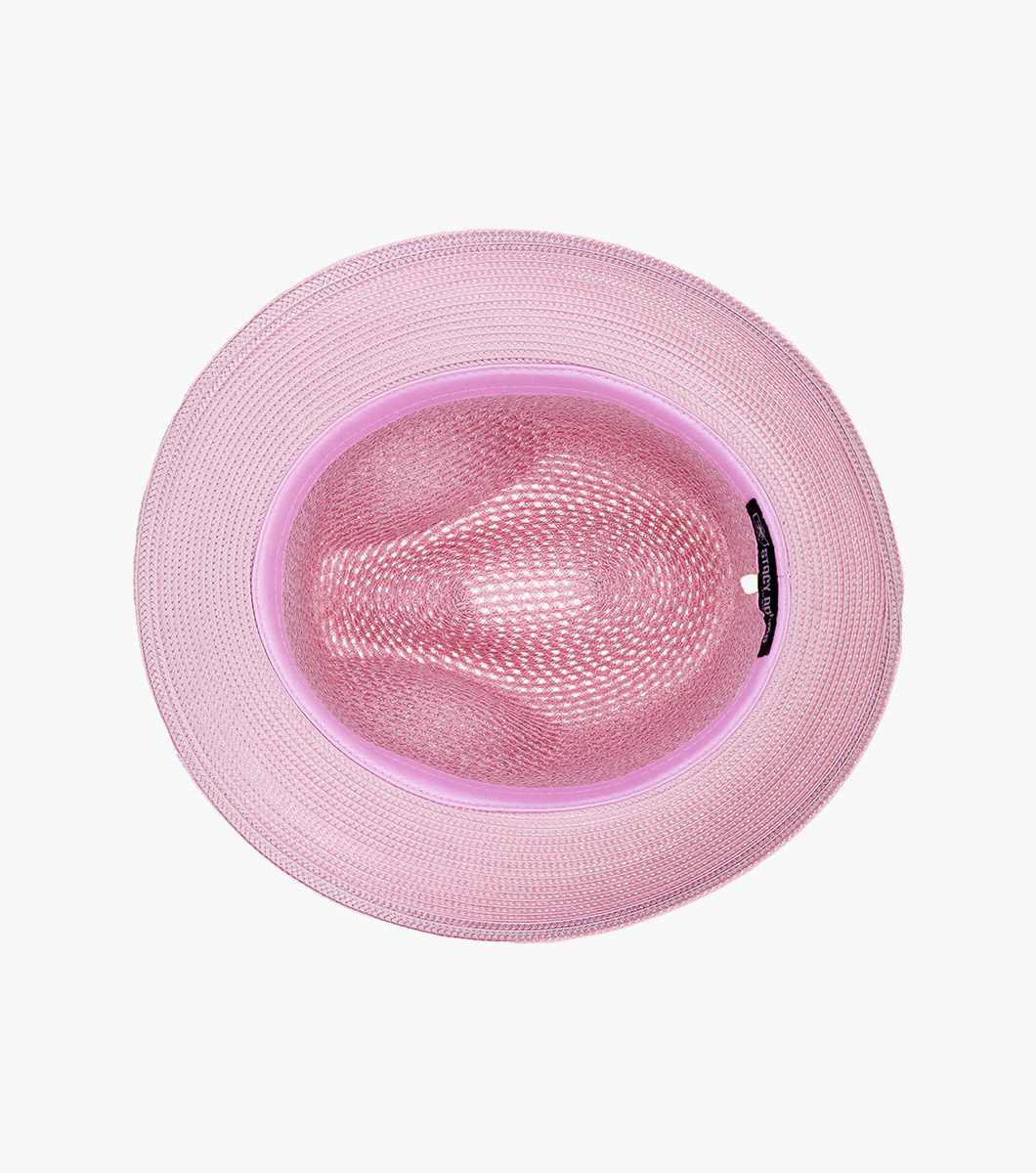 Dublin Fedora in Pink Rotate View