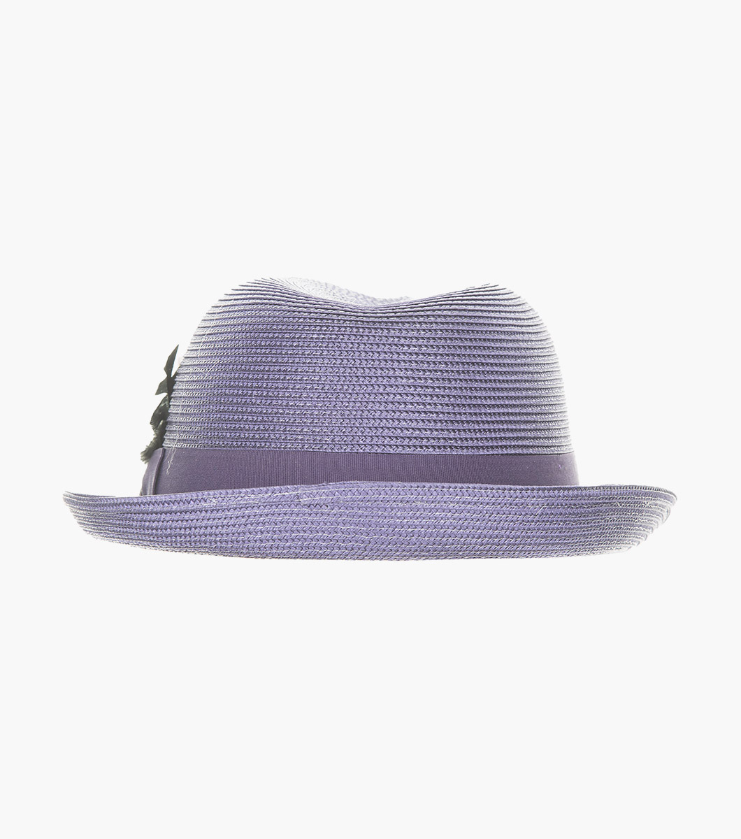 Belmont Fedora in Dark Blue Rotate View