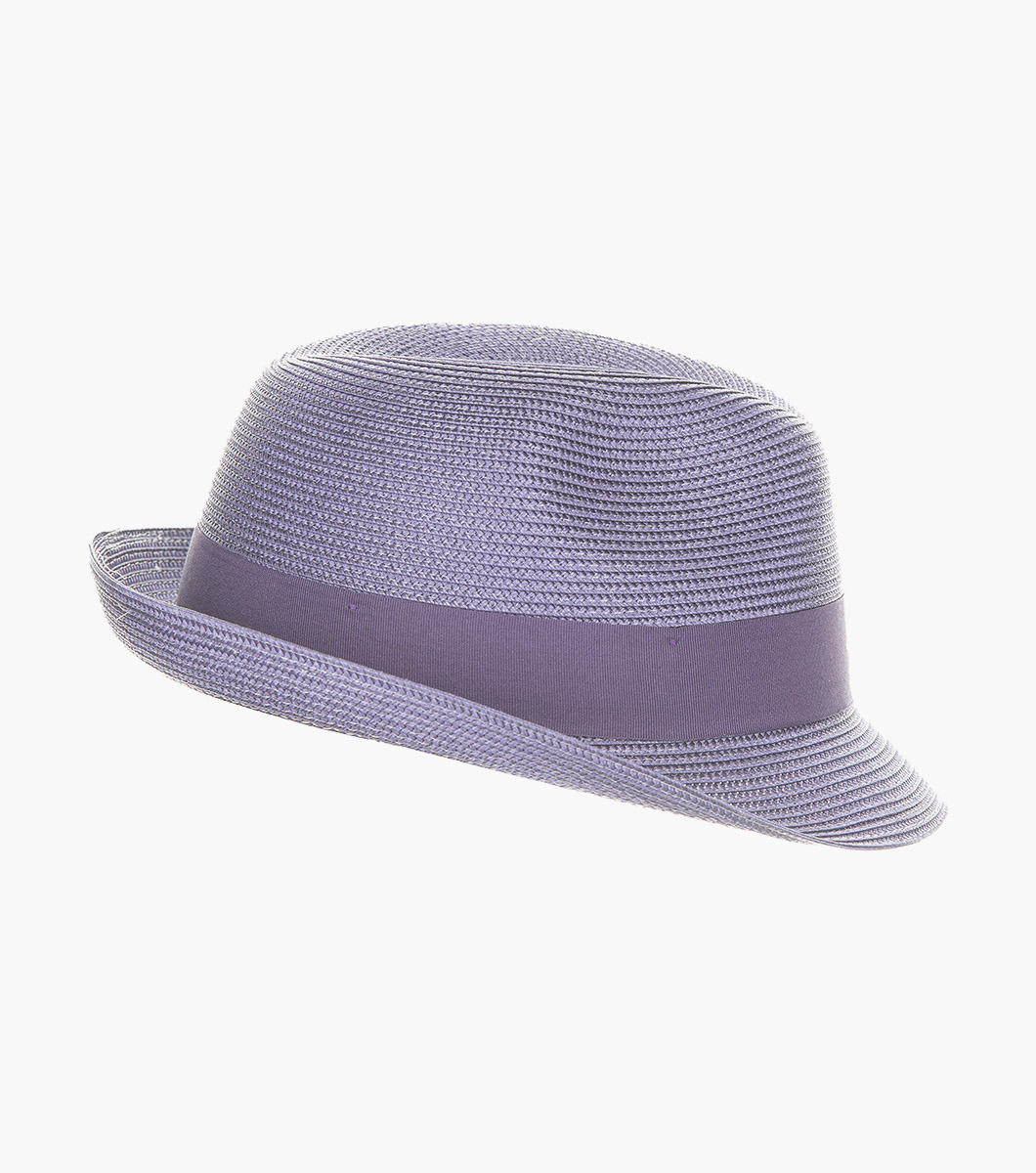 Belmont Fedora in Dark Blue Rotate View