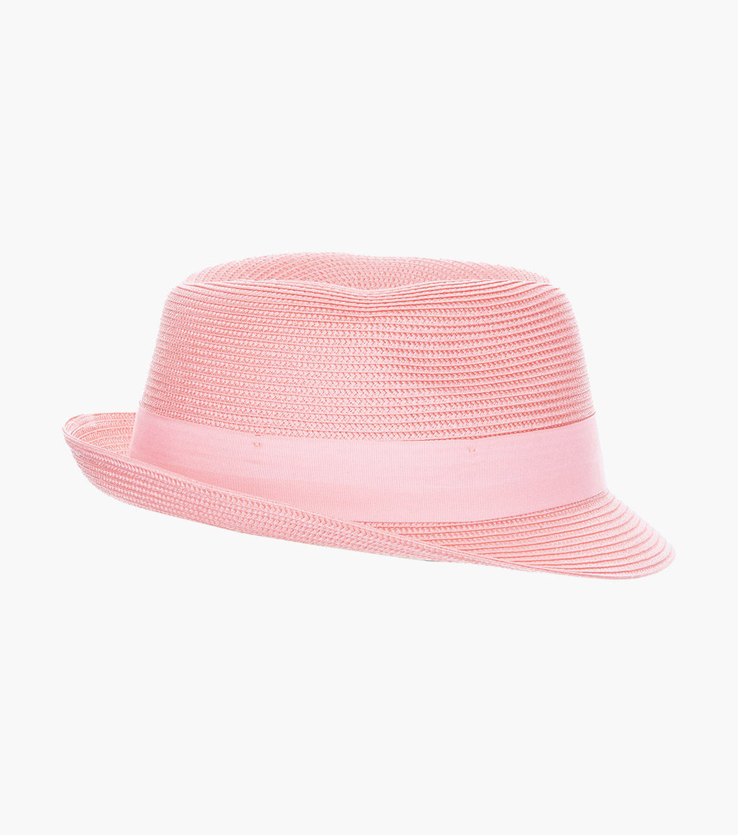 Belmont Fedora in Pink Rotate View