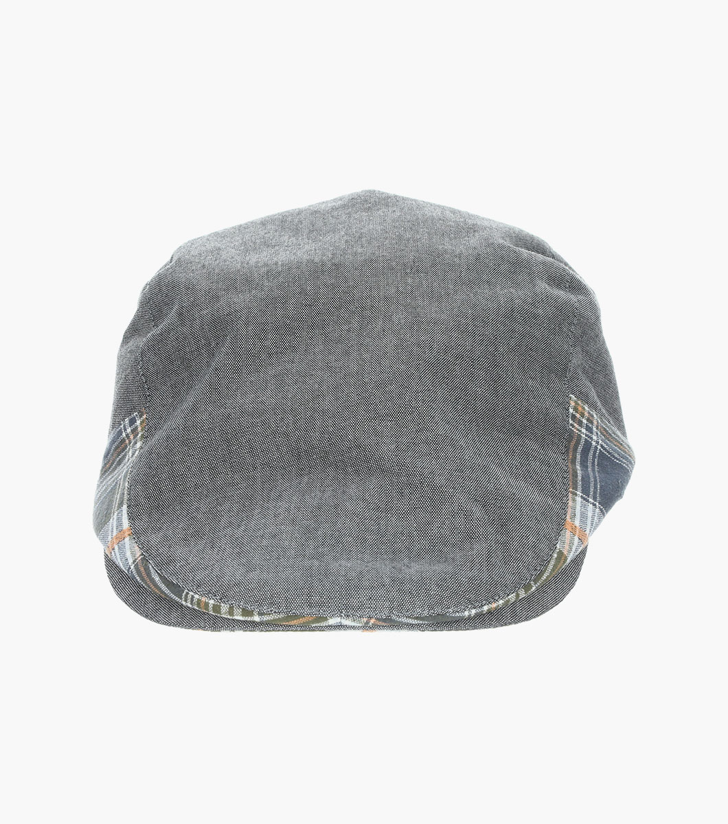Jeff Flat Cap in Charcoal Rotate View
