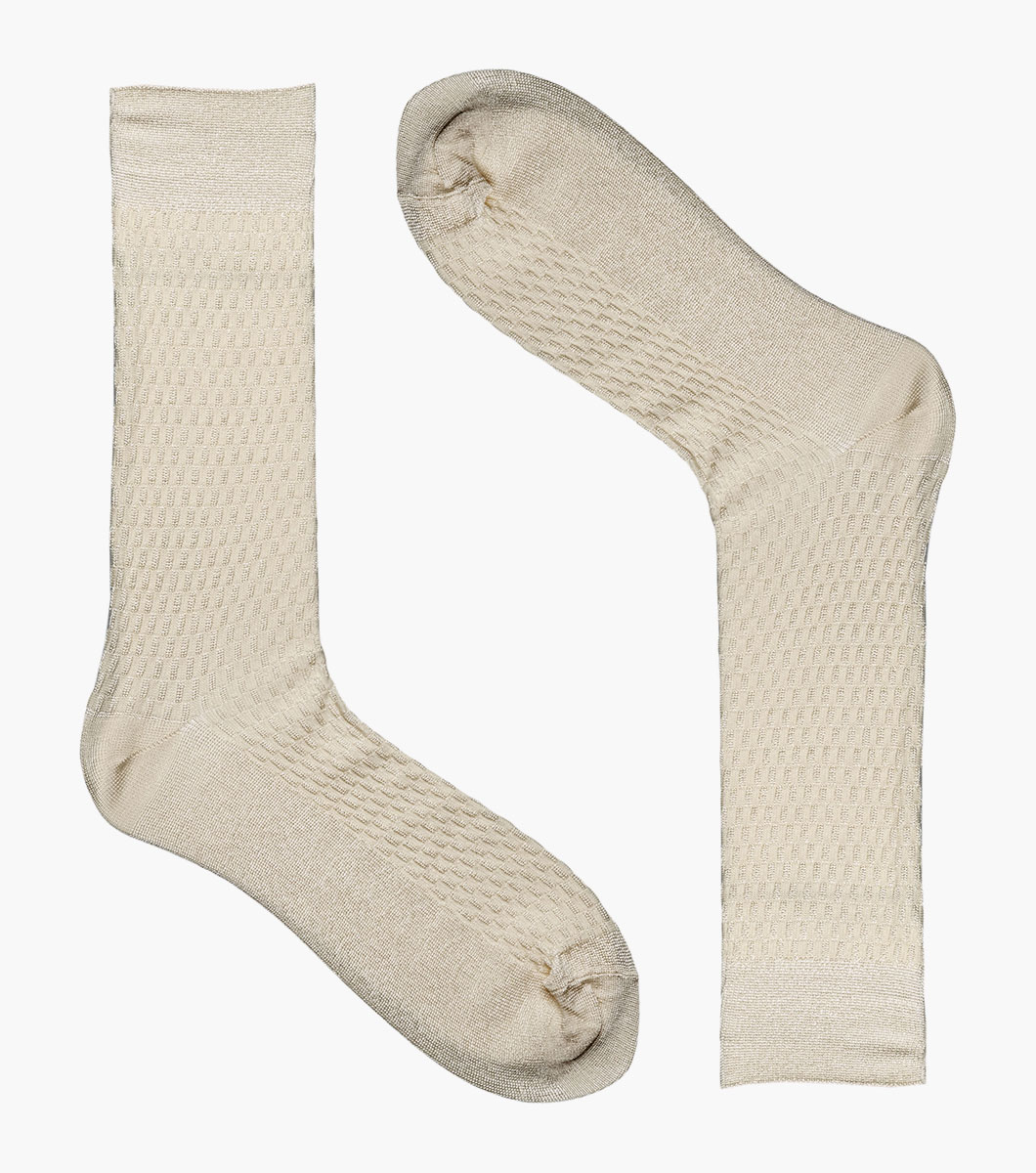 Basket Weave in Ivory, View 2