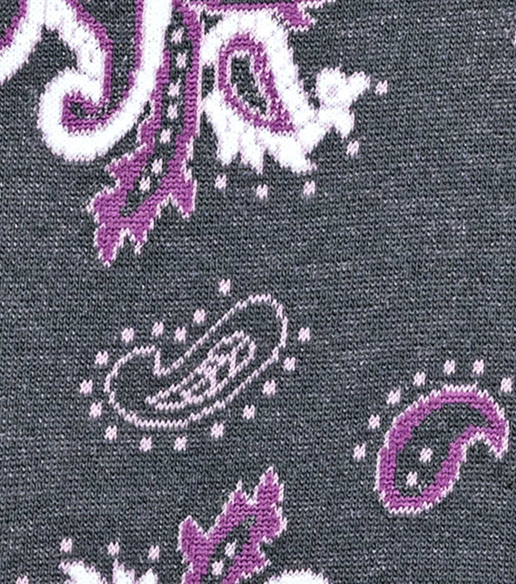 Bold Paisley in Dk Gray Multi Rotate View