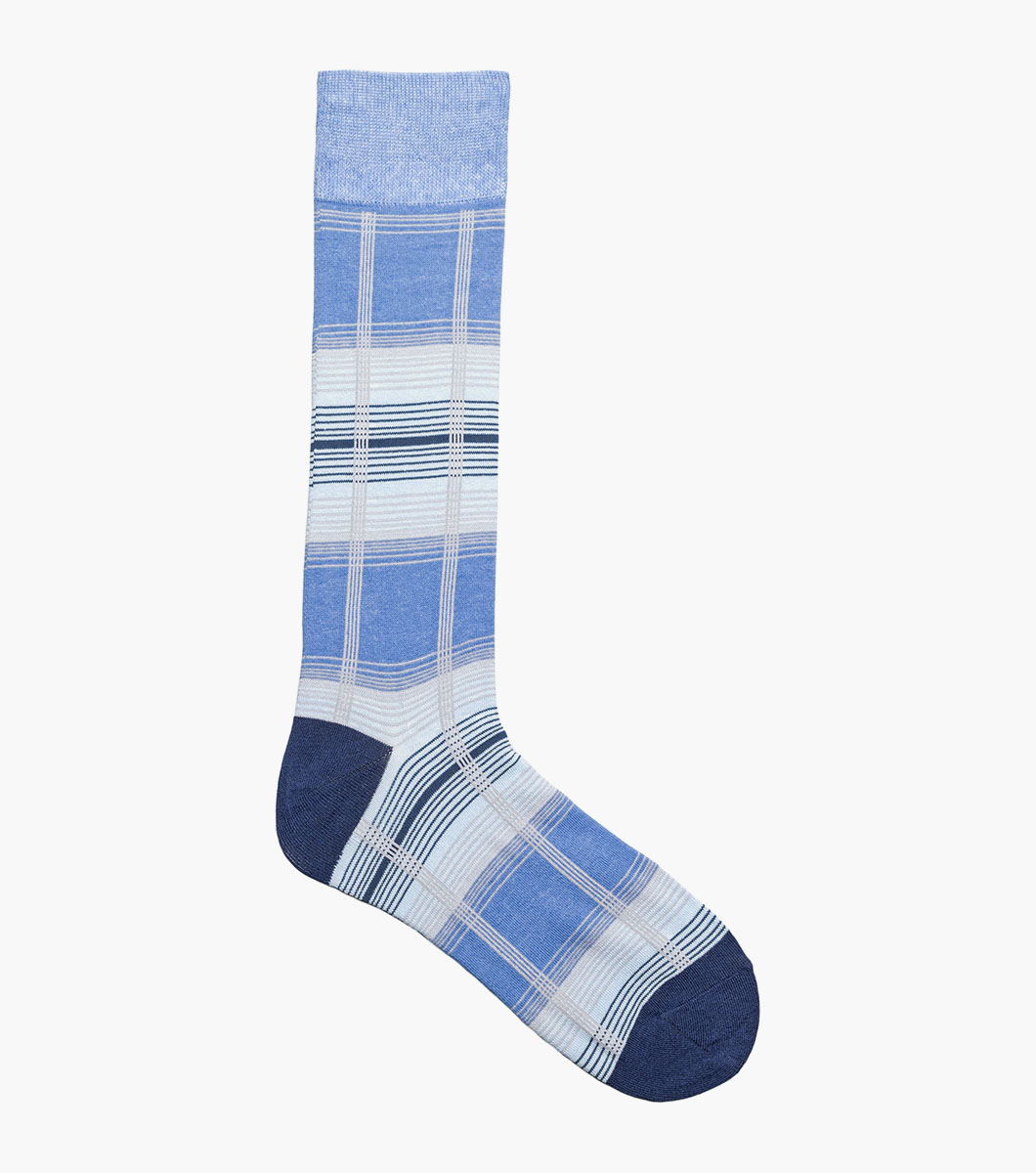 Tri-Color Plaid in Blue Rotate View