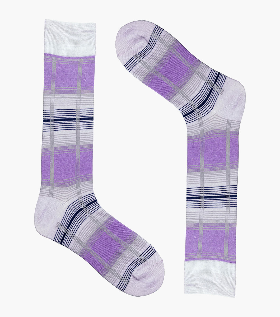 Tri-Color Plaid in Purple Rotate View