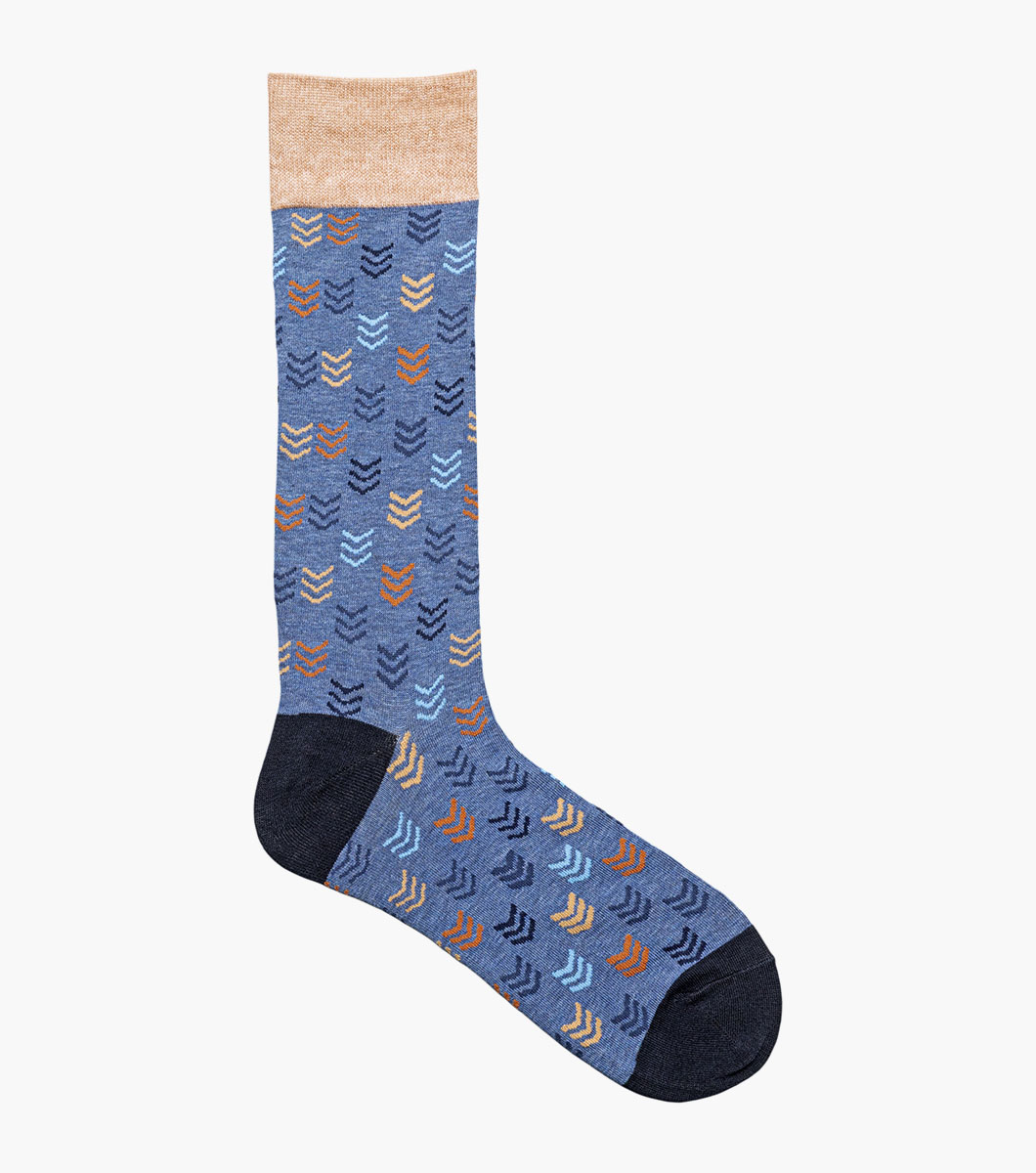 Mini Chevron in Blue Multi Rotate View