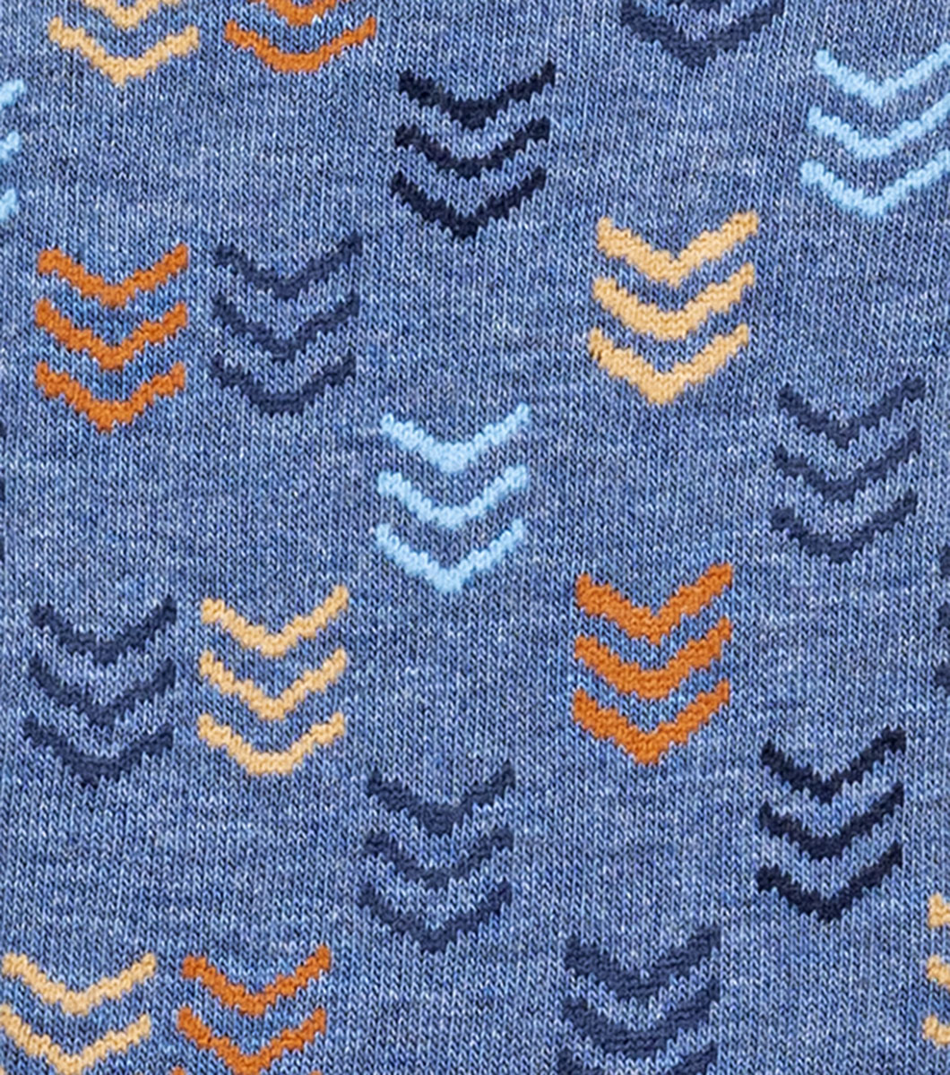 Mini Chevron in Blue Multi Rotate View