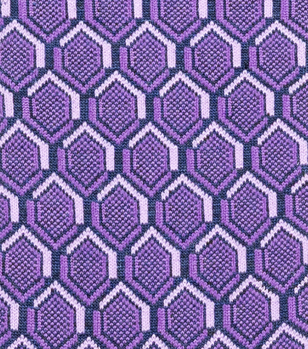 Colorful Hexagons in Purple Multi Rotate View