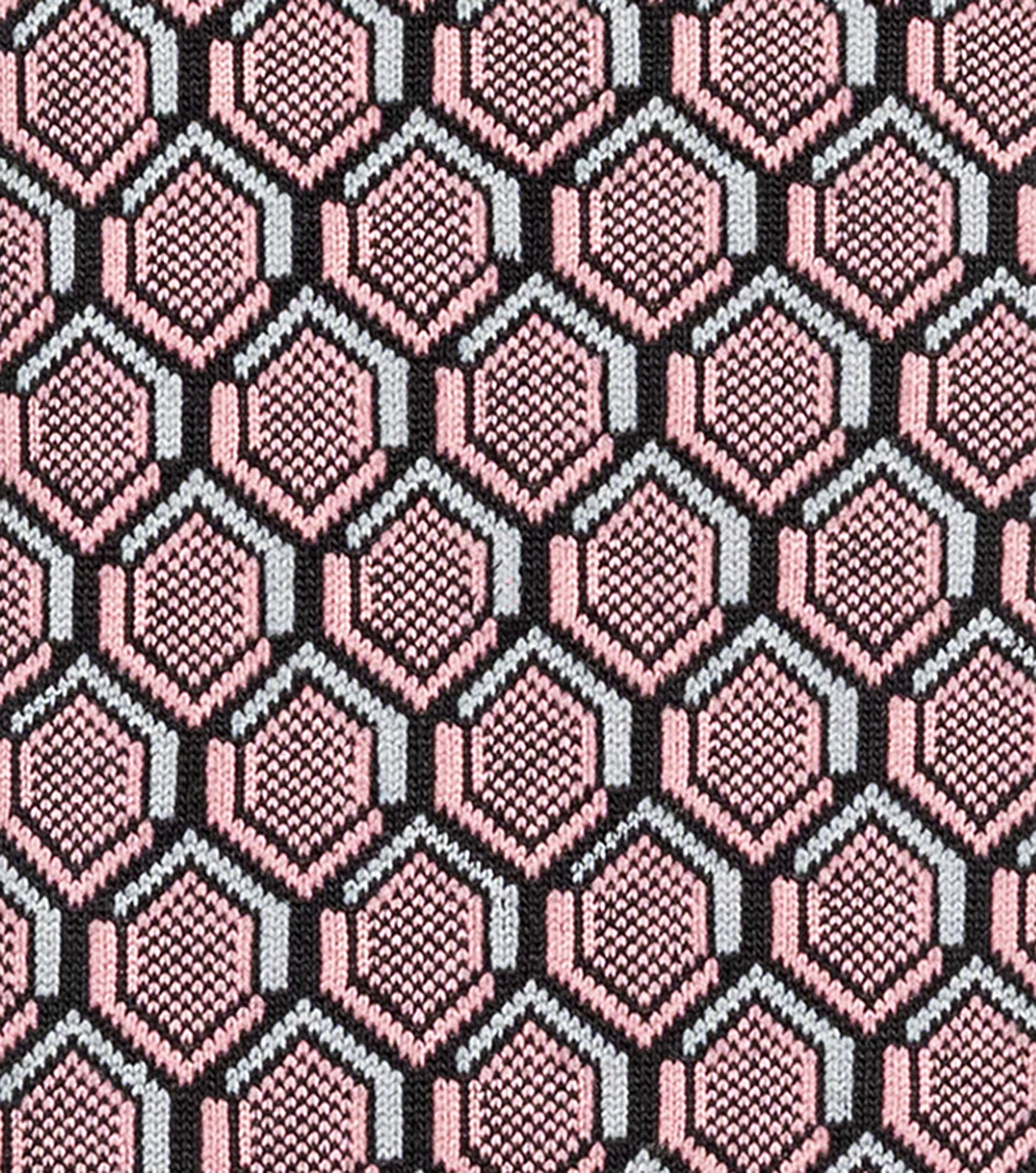 Colorful Hexagons in Pink Multi Rotate View