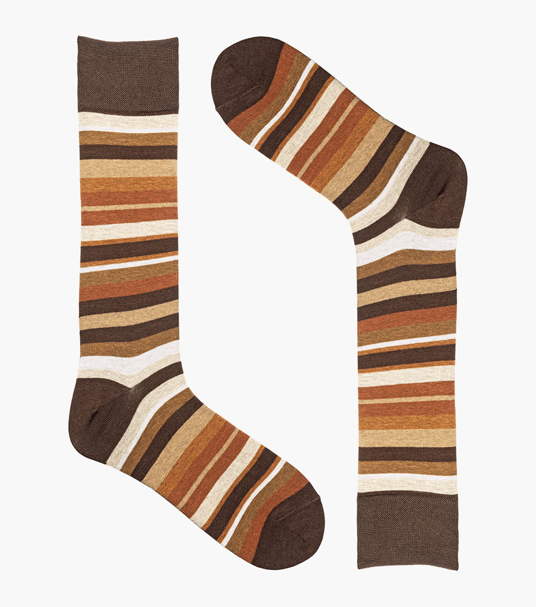 Assorted Stripe in Brown Multi Rotate View