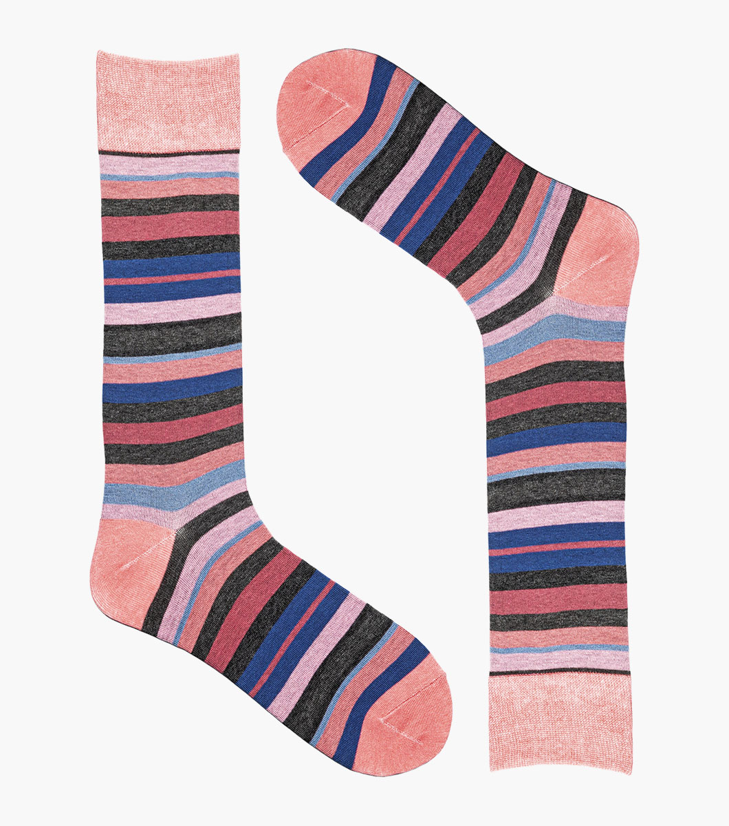 Assorted Stripe in Pink Multi Rotate View