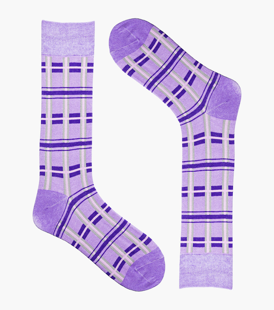 Geometric Lines in Purple Rotate View