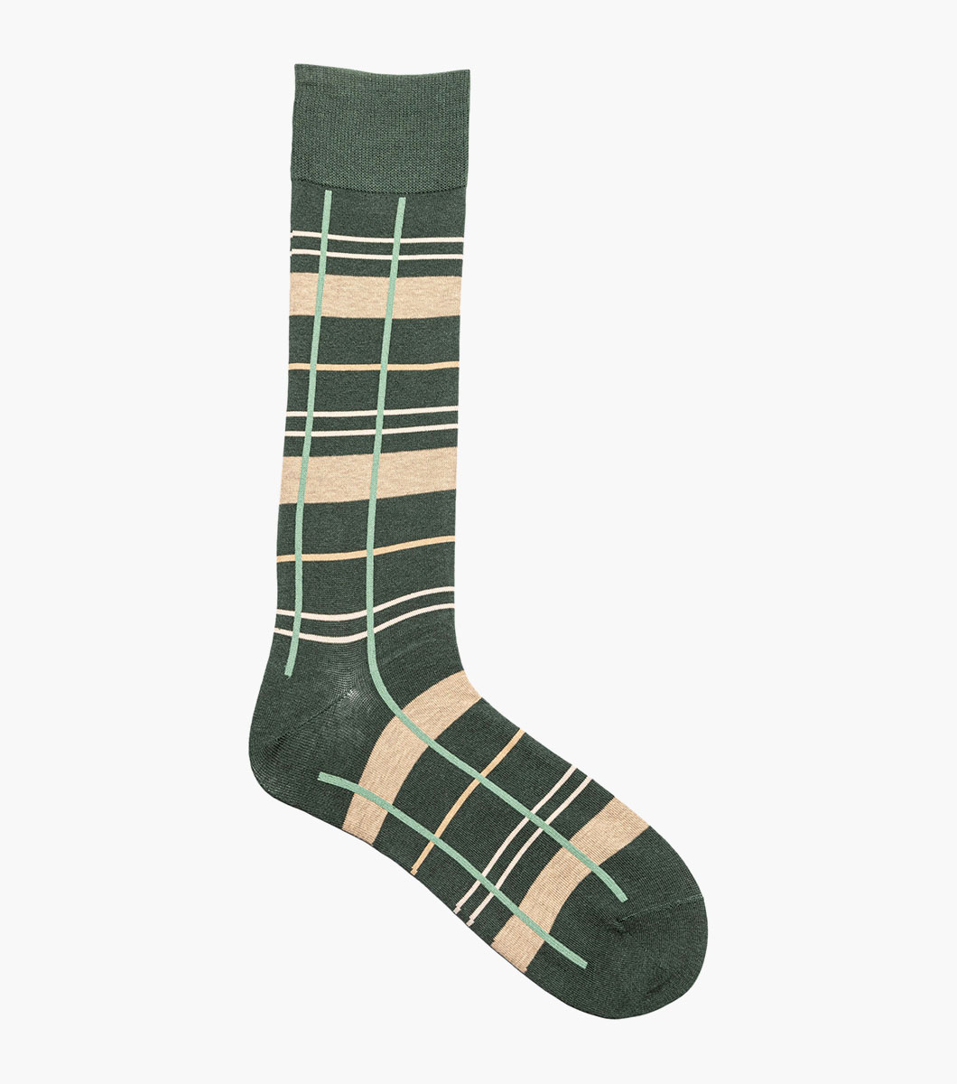 Alternating Stripes in Green, View 3