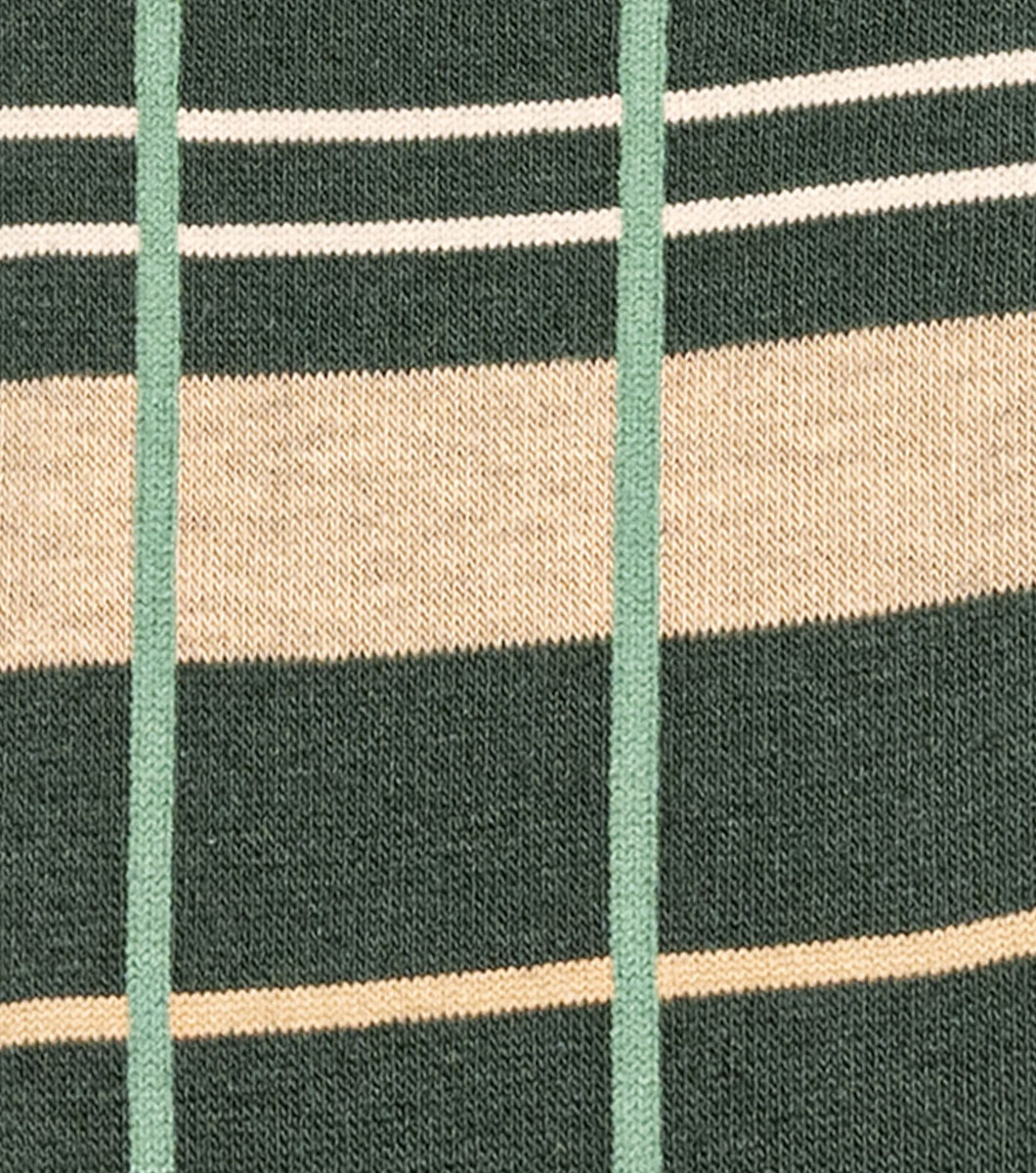 Alternating Stripes in Green, View 4