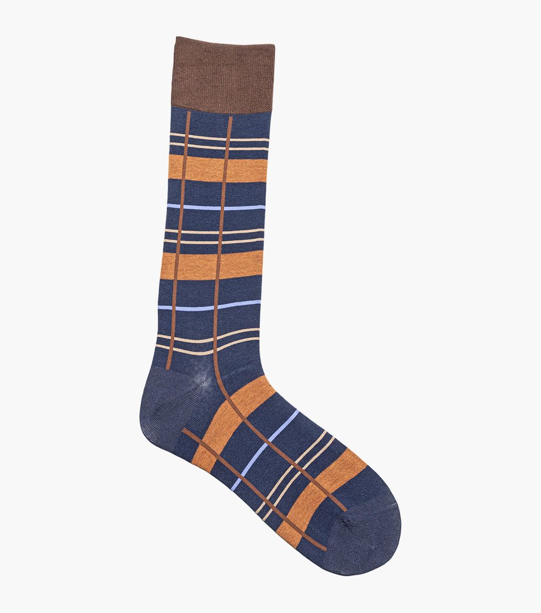 Alternating Stripes in Navy, View 3