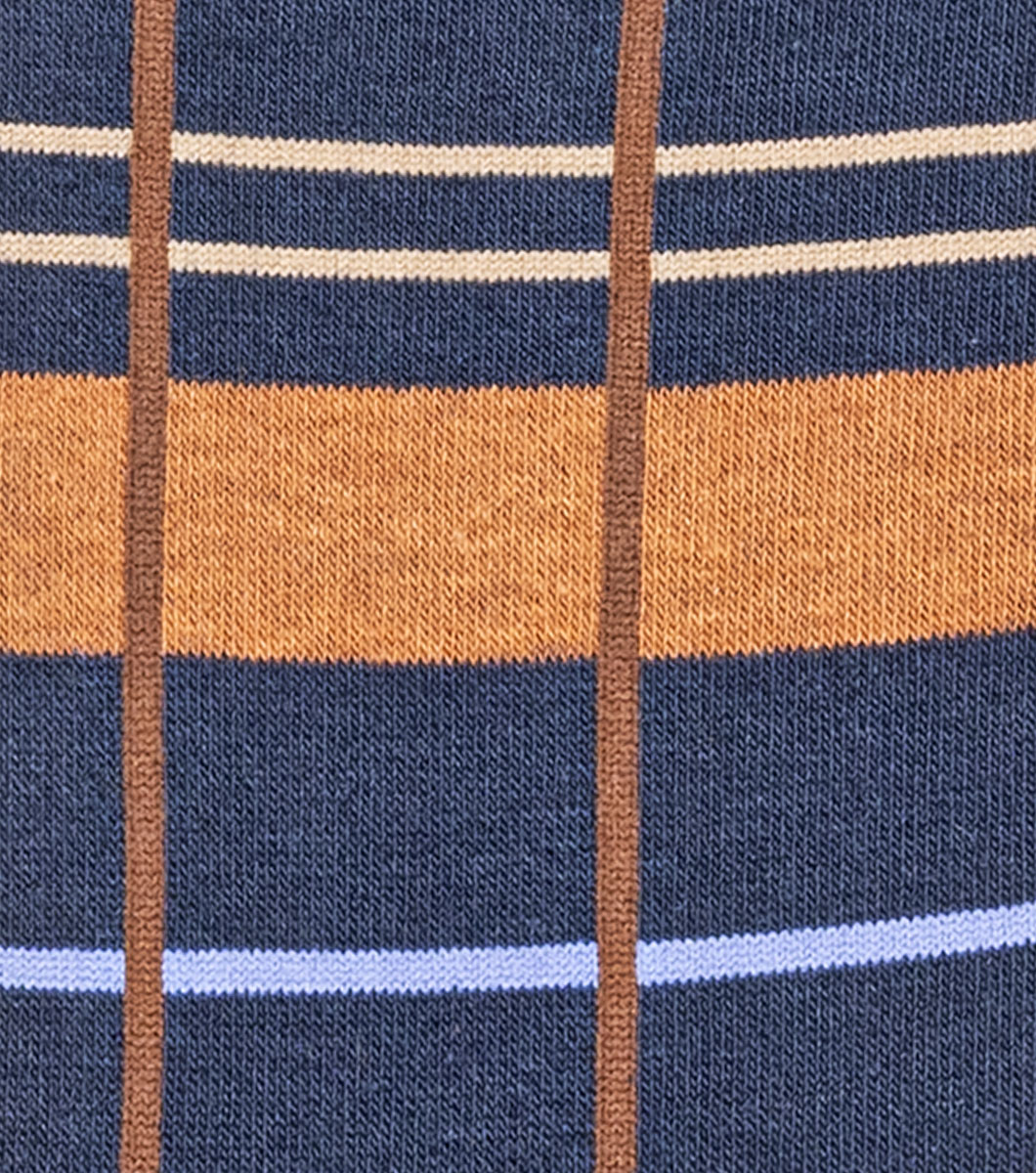 Alternating Stripes in Navy, View 4
