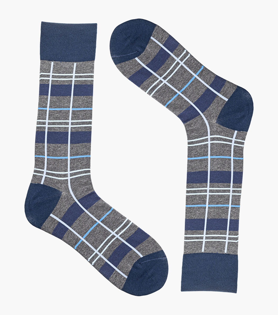 Alternating Stripes in Blue Multi, View 2