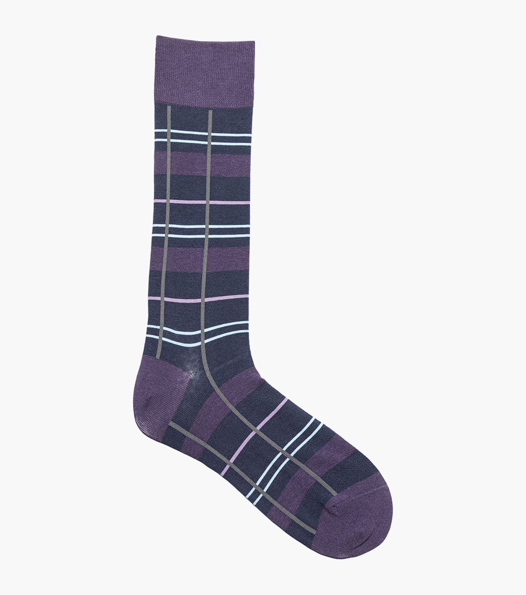 Alternating Stripes in Purple, View 3