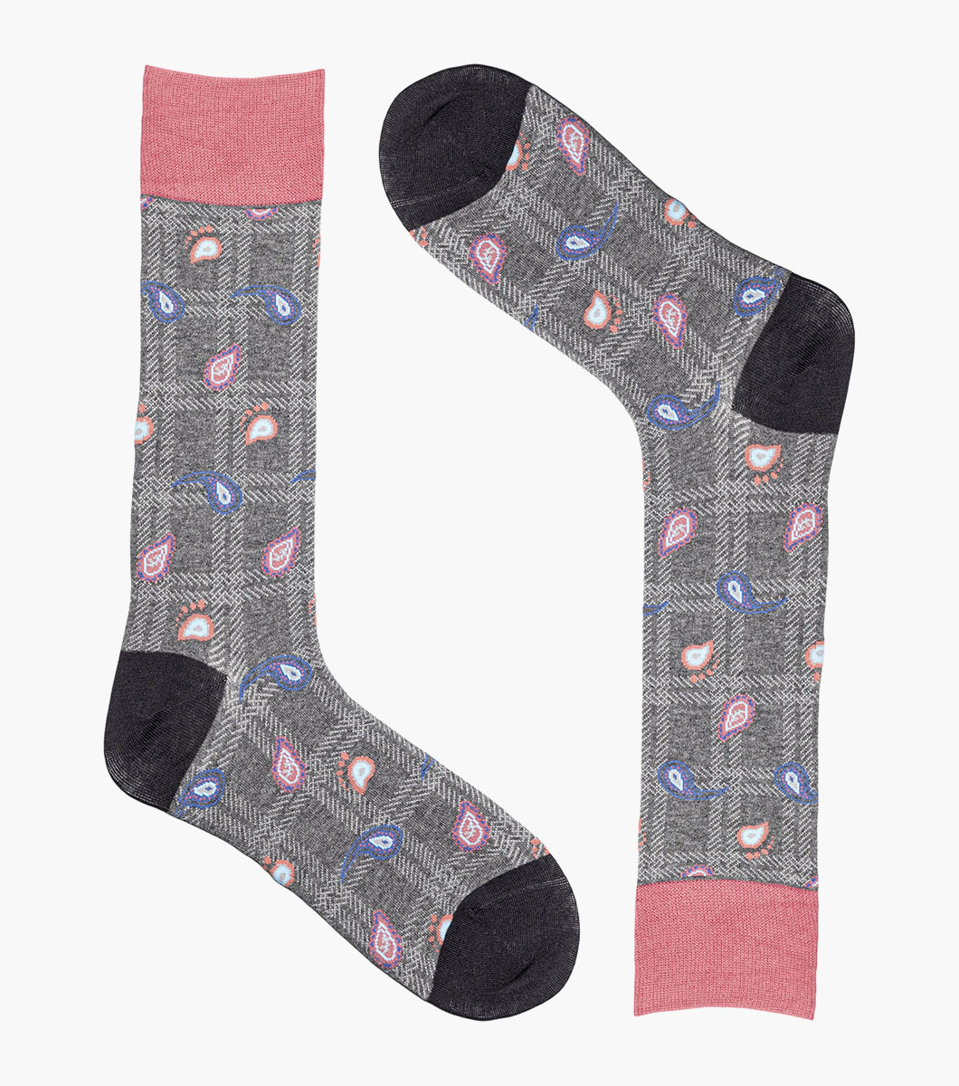 Plaid Teardrop in Gray, View 2