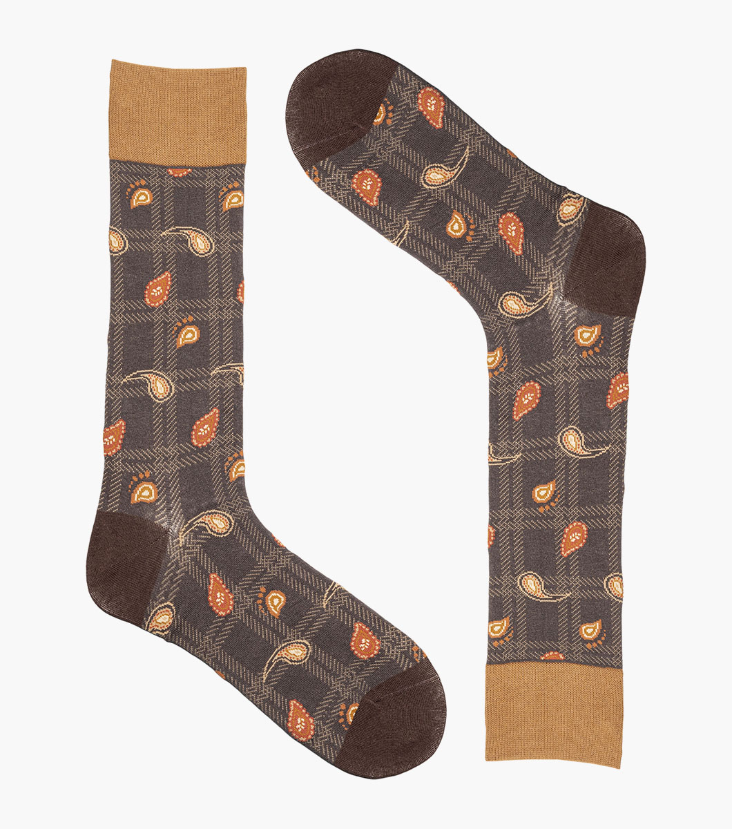Plaid Teardrop in Brown, View 2