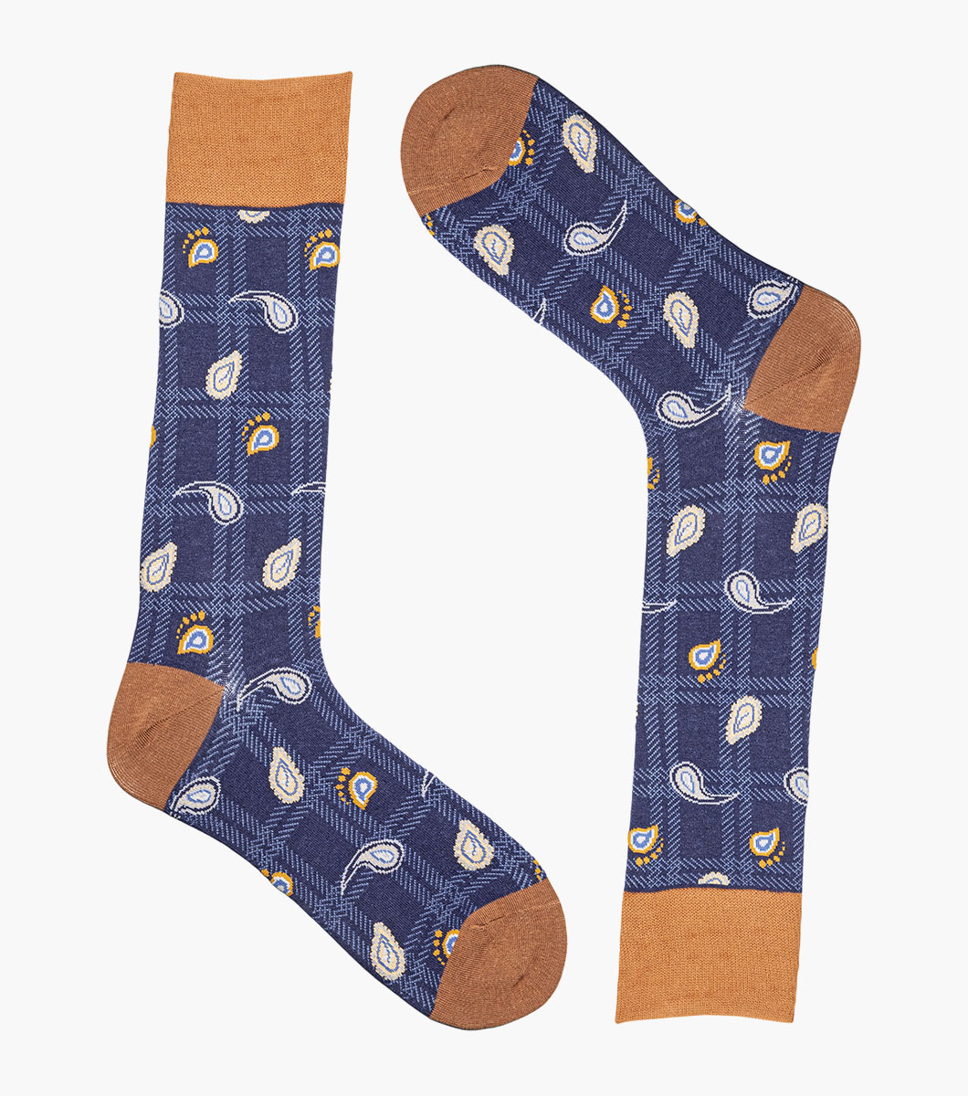 Plaid Teardrop in Navy, View 2